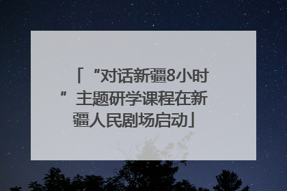 “对话新疆8小时”主题研学课程在新疆人民剧场启动