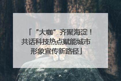 “大咖”齐聚海淀！共话科技热点赋能城市形象宣传新路径