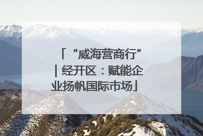 “威海营商行”｜经开区：赋能企业扬帆国际市场
