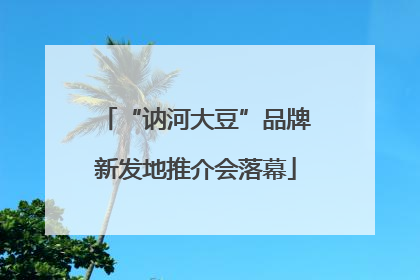 “讷河大豆”品牌新发地推介会落幕
