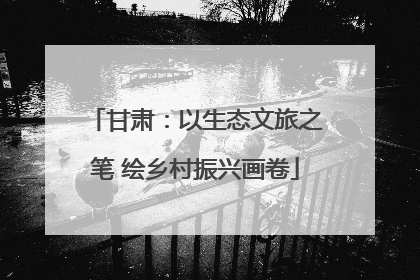 甘肃：以生态文旅之笔 绘乡村振兴画卷