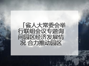 省人大常委会举行联组会议专题询问园区经济发展情况 合力推动园区经济高质量发展 王宁主持会议并讲话 王予波带队到会应询