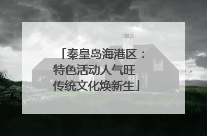 秦皇岛海港区：特色活动人气旺 传统文化焕新生