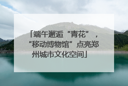 端午邂逅“青花”，“移动博物馆”点亮郑州城市文化空间