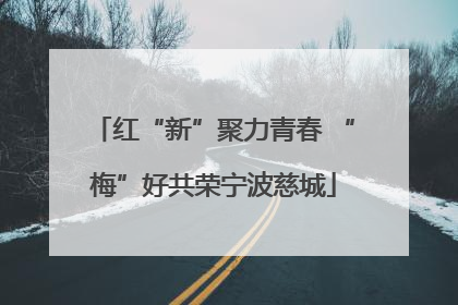 红“新”聚力青春 “梅”好共荣宁波慈城