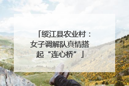 绥江县农业村：女子调解队真情搭起“连心桥”
