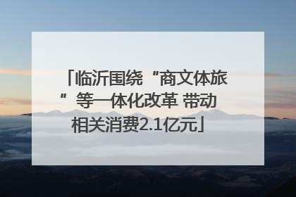 临沂围绕“商文体旅”等一体化改革 带动相关消费2.1亿元