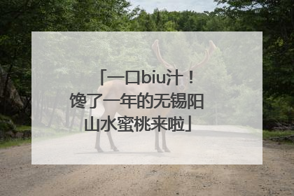 一口biu汁！馋了一年的无锡阳山水蜜桃来啦