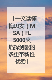 一文读懂梅思安（MSA）FL5000火焰探测器的多重革新性优势