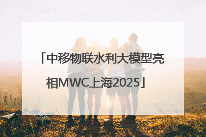 中移物联水利大模型亮相MWC上海2025