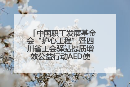 中国职工发展基金会“护心工程”暨四川省工会驿站提质增效公益行动AED使用培训在达州举行