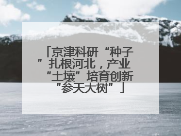京津科研“种子”扎根河北，产业“土壤”培育创新“参天大树”