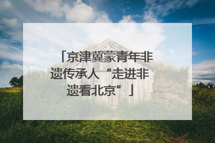 京津冀蒙青年非遗传承人“走进非遗看北京”