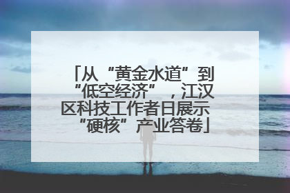 从“黄金水道”到“低空经济”，江汉区科技工作者日展示“硬核”产业答卷