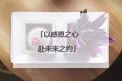 以感恩之心 赴未来之约