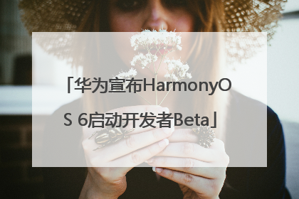 华为宣布HarmonyOS 6启动开发者Beta