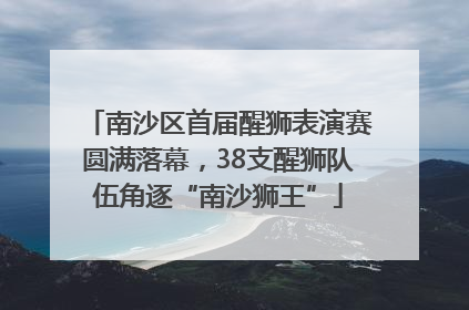 南沙区首届醒狮表演赛圆满落幕，38支醒狮队伍角逐“南沙狮王”