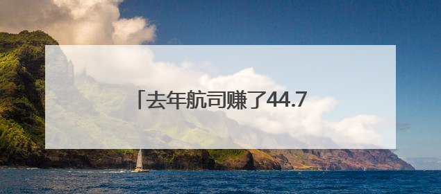 去年航司赚了44.7亿，飞机引进却降速