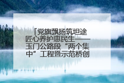 党旗飘扬筑坦途 匠心养护惠民生——玉门公路段“两个集中”工程暨示范桥创建项目圆满收官