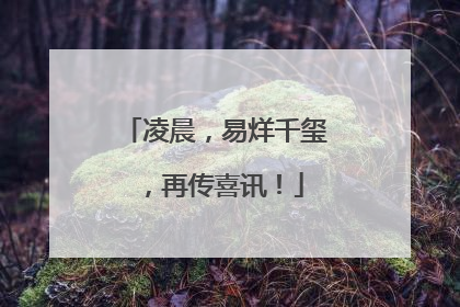 凌晨，易烊千玺，再传喜讯！