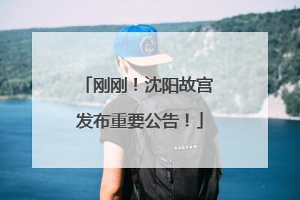 刚刚！沈阳故宫发布重要公告！