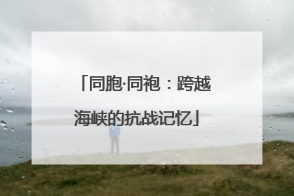 同胞·同袍：跨越海峡的抗战记忆