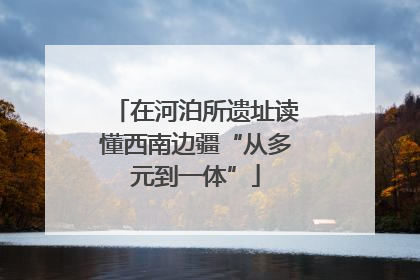 在河泊所遗址读懂西南边疆“从多元到一体”