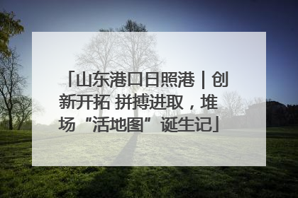 山东港口日照港｜创新开拓 拼搏进取，堆场“活地图”诞生记