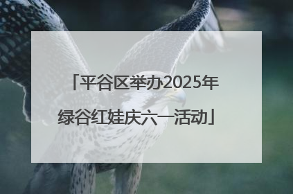 平谷区举办2025年绿谷红娃庆六一活动