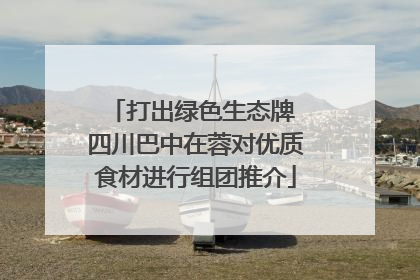 打出绿色生态牌 四川巴中在蓉对优质食材进行组团推介