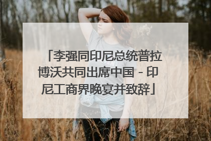 李强同印尼总统普拉博沃共同出席中国－印尼工商界晚宴并致辞