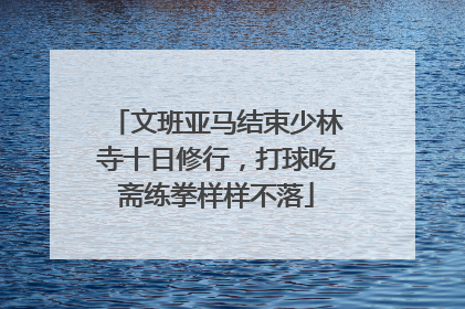 文班亚马结束少林寺十日修行，打球吃斋练拳样样不落