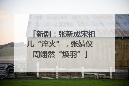 新剧：张新成宋祖儿“淬火”，张婧仪周翊然“焕羽”