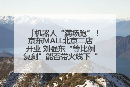 机器人“满场跑”！京东MALL北京二店开业 刘强东“等比例复刻”能否带火线下“618”？