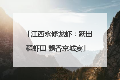 江西永修龙虾：跃出稻虾田 飘香京城宴