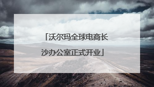 沃尔玛全球电商长沙办公室正式开业