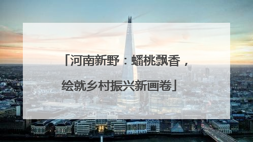 河南新野：蟠桃飘香，绘就乡村振兴新画卷