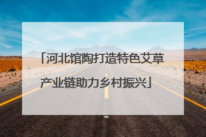 河北馆陶打造特色艾草产业链助力乡村振兴