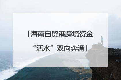 海南自贸港跨境资金“活水”双向奔涌