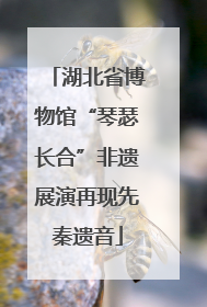 湖北省博物馆“琴瑟长合”非遗展演再现先秦遗音