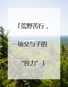 荒野苦行，一场父与子的“拉力”
