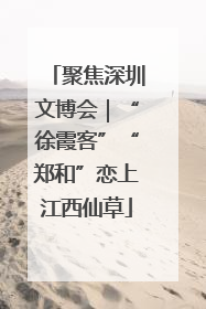 聚焦深圳文博会｜“徐霞客”“郑和”恋上江西仙草