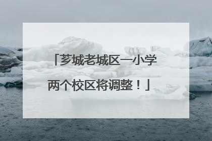 芗城老城区一小学两个校区将调整！