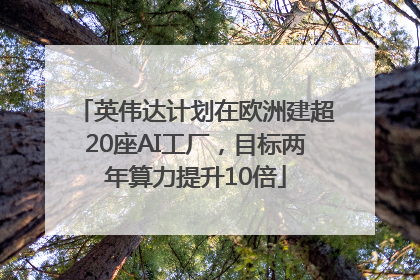 英伟达计划在欧洲建超20座AI工厂，目标两年算力提升10倍