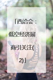 西洽会：低空经济展商引关注(2)