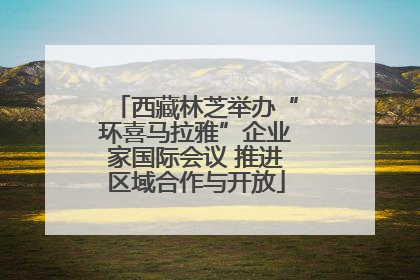 西藏林芝举办“环喜马拉雅”企业家国际会议 推进区域合作与开放