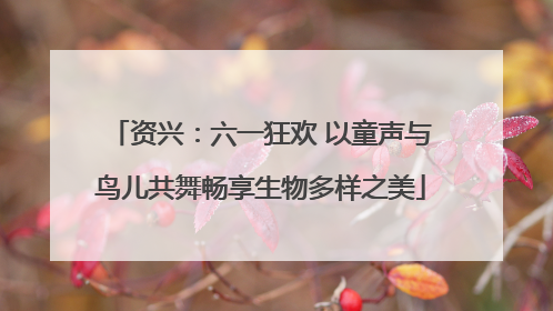 资兴：六一狂欢 以童声与鸟儿共舞畅享生物多样之美