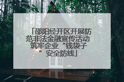 邵阳经开区开展防范非法金融宣传活动 筑牢企业“钱袋子”安全防线