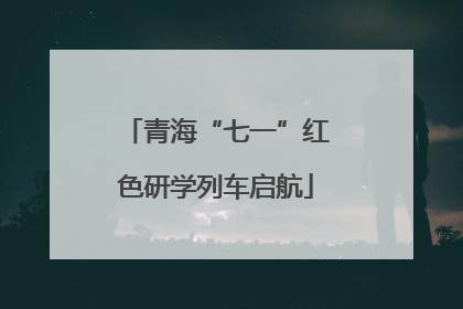 青海“七一”红色研学列车启航