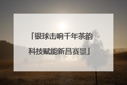 银球击响千年茶韵 科技赋能新昌赛景